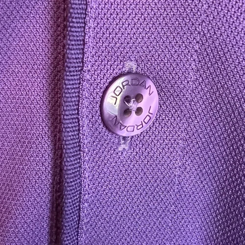 Michael Jordan Celebrity Invitational Purple Polo with Embroidery Men’s Size L